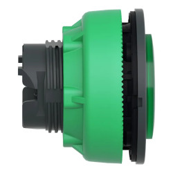 Harmony XB5 - tête bouton poussoir lum DEL - flush - dépassant - vert - ZB5FW133 Schneider Electric