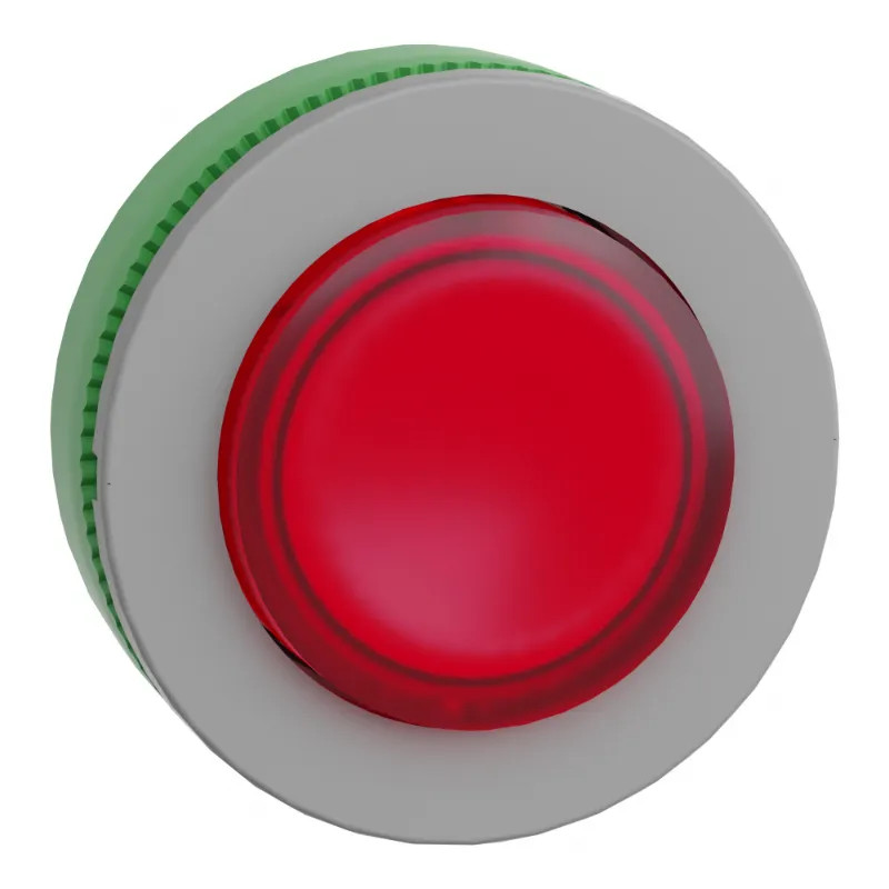 tête BP lum flush dépas rouge - ZB5FW143C0 Schneider Electric
