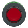 Harmony XB5 - tête bouton poussoir lum DEL - flush - rouge - ZB5FW343 Schneider Electric