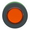 Harmony XB5 - tête bouton poussoir lum DEL - flush - orange - ZB5FW353 Schneider Electric