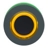 Harmony XB5 - tête bouton poussoir lum DEL - flush - anneau - jaune - ZB5FW983 Schneider Electric