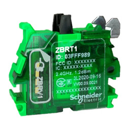 Harmony émetteur sans pile & sans fil - sans tête - ZBRT1 Schneider Electric