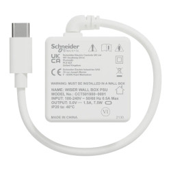 Wiser - Alimentation murale HUB0 2nd gen - CCT501800-0001 Schneider Electric