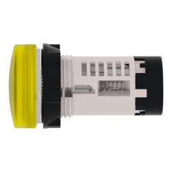 Harmony voyant rond - Ø22 - jaune - BA 9s - inf. ou egal 250V - XB7EV65P Schneider Electric
