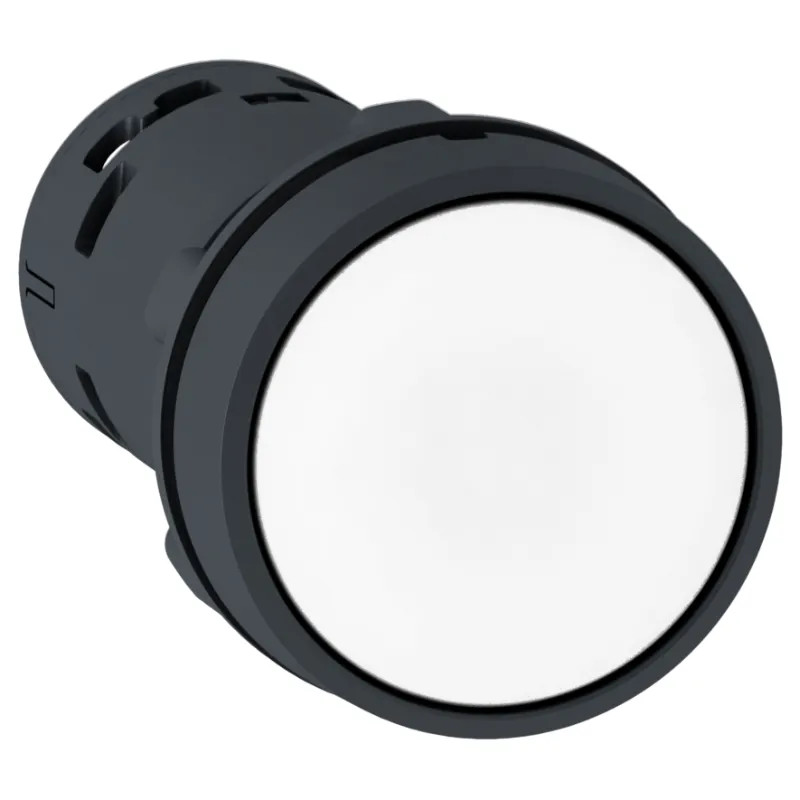 Harmony bouton-poussoir affleurant - Ø22 - blanc - 1F - XB7NA11 Schneider Electric