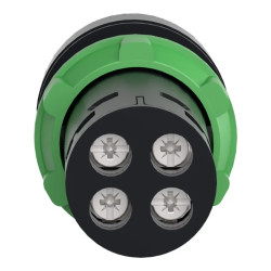 Harmony bouton-poussoir affleurant - Ø22 - noir - 1O+1F - XB7NA25 Schneider Electric