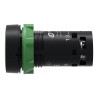 Harmony bouton-poussoir affleurant - Ø22 - vert -2F - XB7NA33 Schneider Electric