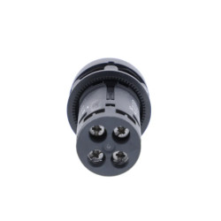 Harmony bouton-poussoir affleurant - Ø22 - rouge - 1O+1F - XB7NA45 Schneider Electric