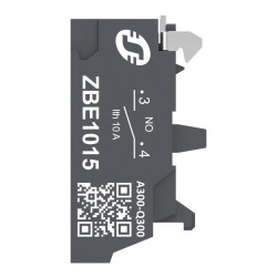 Harmony - bloc contact - 1F - raccordement push in - ZBE1015 Schneider Electric
