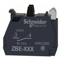 Harmony - bloc contact - 1F - faible charge - raccordement vis-étrier - ZBE1016 Schneider Electric