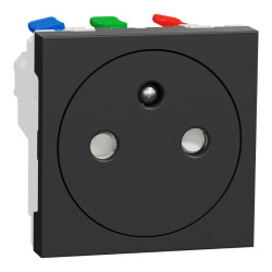 Prise 2P+T FR 90° affl rap Ant - NU305254 Schneider Electric