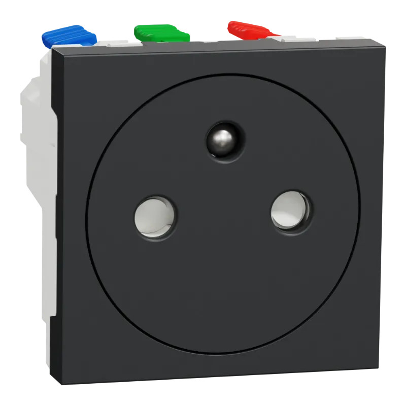 Prise 2P+T FR 90° affl rap Ant - NU305254 Schneider Electric