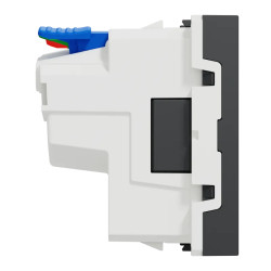 Prise 2P+T FR 90° affl rap Ant - NU305254 Schneider Electric