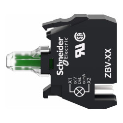 Harmony bloc lumineux - Ø22 - LED Universelle intégrée - 24V - ZBVB14 Schneider Electric