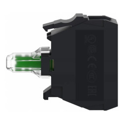 Harmony - bloc lumineux XB4-XB5 - LED - 230-240VAC - vert  - Maintenance - ZBVM3M Schneider Electric