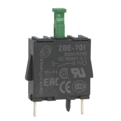 Harmony - bloc contact - 1F - raccordement sur circuit imprimé - ZBE701 Schneider Electric