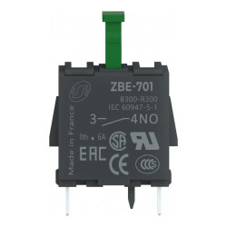 Harmony - bloc contact - 1F - raccordement sur circuit imprimé - ZBE701 Schneider Electric