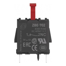 Harmony - bloc contact - 1O - raccordement sur circuit imprimé - ZBE702 Schneider Electric