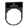 Porte étiquettes EN SERVICE - ZBY2111 Schneider Electric