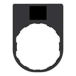 Harmony - porte-étiquette 30x40 + étiquette 'O-I' 8x27 - blanc/noir - ZBY2178 Schneider Electric