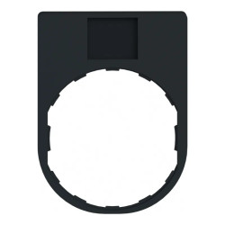 Harmony porte étiquette 30 x 40 mm standard - Ø22 - avec étiquette ON - ZBY2311 Schneider Electric