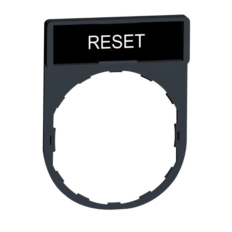 Porte étiquettes RESET - ZBY2322 Schneider Electric