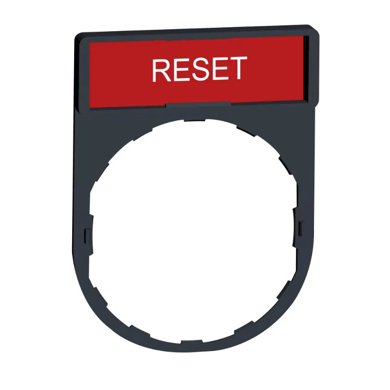 Porte étiquettes RESET - ZBY2323 Schneider Electric