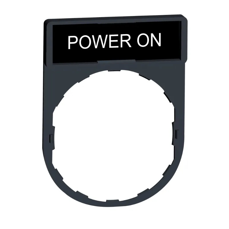 Porte étiquettes POWER ON - ZBY2326 Schneider Electric