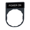 Porte étiquettes POWER ON - ZBY2326 Schneider Electric