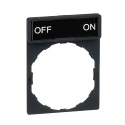 Porte étiquettes OFF-ON - ZBY2367 Schneider Electric