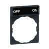Porte étiquettes OFF-ON - ZBY2367 Schneider Electric