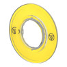 Harmony - étiquette circulaire jaune 3D sans texte - Ø60 - ZBY9121 Schneider Electric