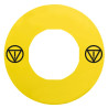 ETIQUETTE CIRCULAIRE JAUN - ZBY9140T Schneider Electric