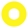 Harmony - étiquette plate - jaune - 'NOT-AUS' - Ø60 - ZBY9260 Schneider Electric