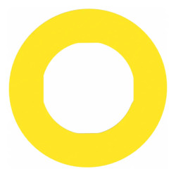 ETIQUETTE JAUNE EMERGENCY - ZBY9330T Schneider Electric