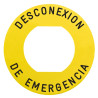 ETIQUETTE DESCONEXION DE - ZBY9460M Schneider Electric