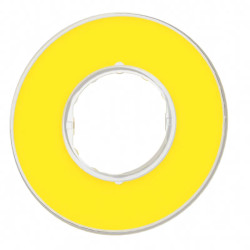 Harmony - étiquette circulaire jaune 3D - Aresto Emergenza - ZBY9620 Schneider Electric