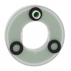 Etiquette lumineuse Ø60 24V - ZBY9W3B330 Schneider Electric