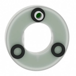 Etiquette lumineuse Ø60 24V - ZBY9W3B430 Schneider Electric