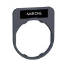 LEGEND HOLDER - MARCHE MARKING FOR FLUSH - ZBYF2103C0 Schneider Electric