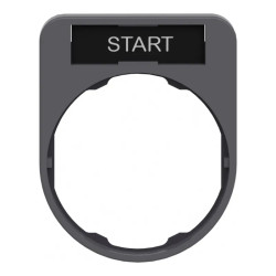 Porte-étiquette plat 40x50 - ZBYF2303 Schneider Electric