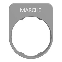 PLAQUE SIGNALETIQUE 40X50 MM - ZBYFP2103C0 Schneider Electric