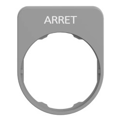 PLAQUE SIGNALETIQUE 40X50 MM - ZBYFP2104C0 Schneider Electric