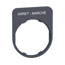 LEGEND PLATE-ARRET-MARCHE MARKING-FLUSH - ZBYFP2166C0 Schneider Electric