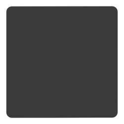 Harmony - plastron - panneau repéré - 100x100 - plastique - noir - ZBYLEG101001 Schneider Electric