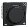 Unica - contrôle du volume - 12V - 2 mod - anthracite - méca seul - NU360254 Schneider Electric