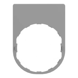 Porte-étiquette plat 30x40 - ZBYP2166C0 Schneider Electric