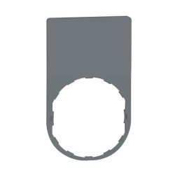 LGNDPLATE 30x50 2ROW-BLNK LABEL(BLK/RED) - ZBYP6101C0 Schneider Electric