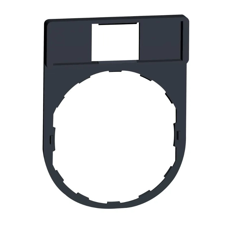 Harmony - porte étiquette plate 30x40 - pour étiquette 8x27 - ZBZ32 Schneider Electric