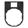 Harmony - porte étiquette plate 30x40 - pour étiquette 8x27 - ZBZ32 Schneider Electric